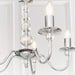 Endon 2013-5CH Parkstone 5lt Pendant Chrome plate & clear glass 5 x 60W E14 candle (Required) - westbasedirect.com