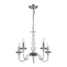 Endon 2013-5CH Parkstone 5lt Pendant Chrome plate & clear glass 5 x 60W E14 candle (Required) - westbasedirect.com