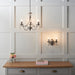 Endon 2030-3AN Bernice 3lt Pendant Antique brass plate 3 x 60W E14 candle (Required) - westbasedirect.com