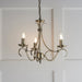 Endon 2030-3AN Bernice 3lt Pendant Antique brass plate 3 x 60W E14 candle (Required) - westbasedirect.com