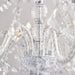 Endon 308-8CL Clarence 8lt Pendant Clear acrylic & chrome plate 8 x 60W E14 candle (Required) - westbasedirect.com