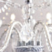 Endon 308-8CL Clarence 8lt Pendant Clear acrylic & chrome plate 8 x 60W E14 candle (Required) - westbasedirect.com