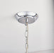 Endon 308-8CL Clarence 8lt Pendant Clear acrylic & chrome plate 8 x 60W E14 candle (Required) - westbasedirect.com