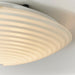 Endon 633-32 Roundel 2lt Flush Frosted/clear glass & chrome plate 2 x 40W E14 candle (Required) - westbasedirect.com
