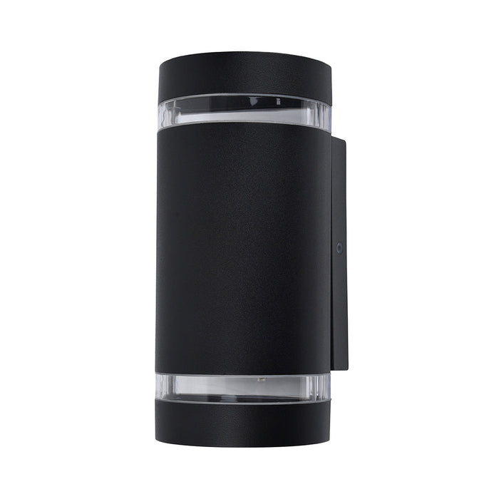 Lutec 5604011012 FOCUS IP44 GU10 Outdoor Up/Down Wall Light - Matt Black (Lamp Not Included)