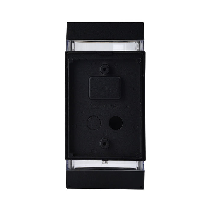 Lutec 5604011012 FOCUS IP44 GU10 Outdoor Up/Down Wall Light - Matt Black (Lamp Not Included)