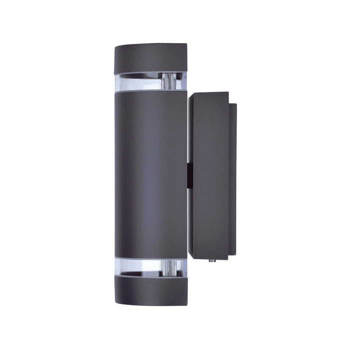Lutec 5604011118 FOCUS IP44 GU10 Outdoor Up/Down Wall Light - Anthracite Grey (Lamp Not Included)