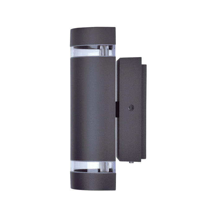 Lutec 5604023118 FOCUS IP44 GU10 Outdoor Up/Down Wall Light with Photocell - Anthracite Grey (Lamp Not Included)