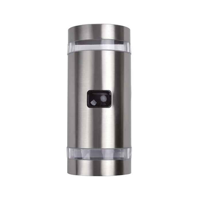 Lutec 5604024001 FOCUS IP44 GU10 Outdoor Up/Down Wall Light with PIR - Stainless Steel (Lamp Not Included)