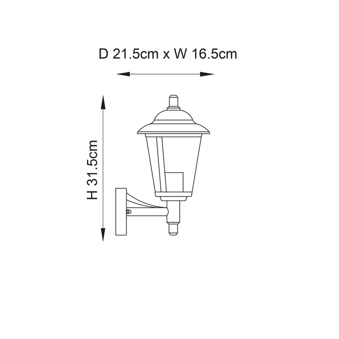 Endon YG-861-SS Klien 1lt Wall Polished stainless steel & clear pc 60W E27 GLS (Required) - westbasedirect.com