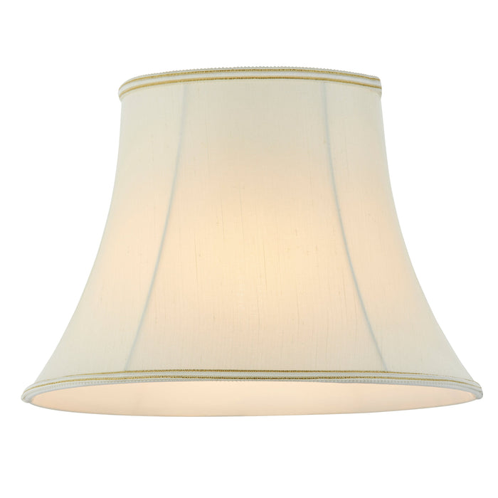 Endon CELIA-12 Celia 1lt Shade Cream fabric 60W E27 or B22 GLS (Required) - westbasedirect.com