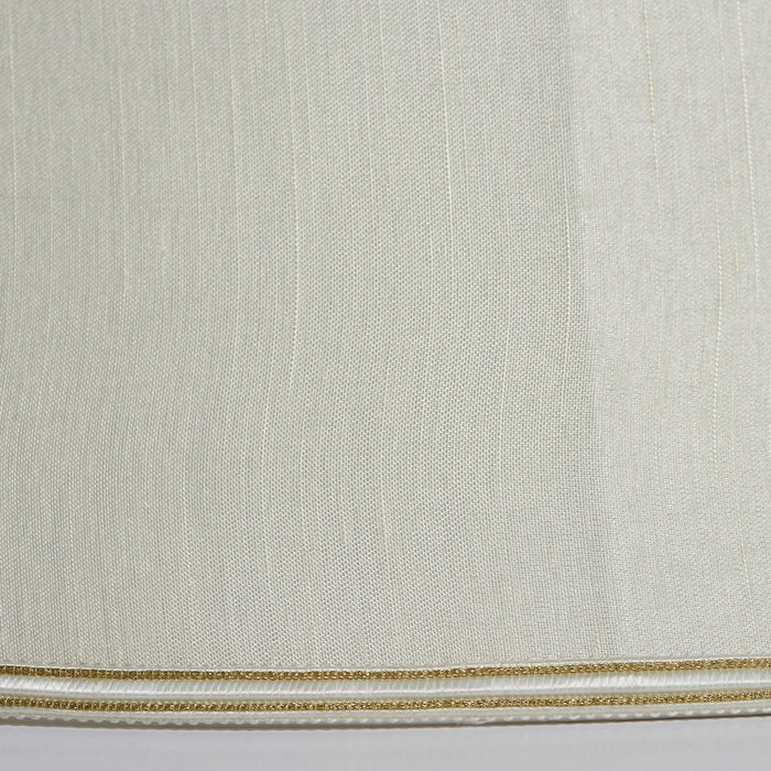 Endon CELIA-12 Celia 1lt Shade Cream fabric 60W E27 or B22 GLS (Required) - westbasedirect.com