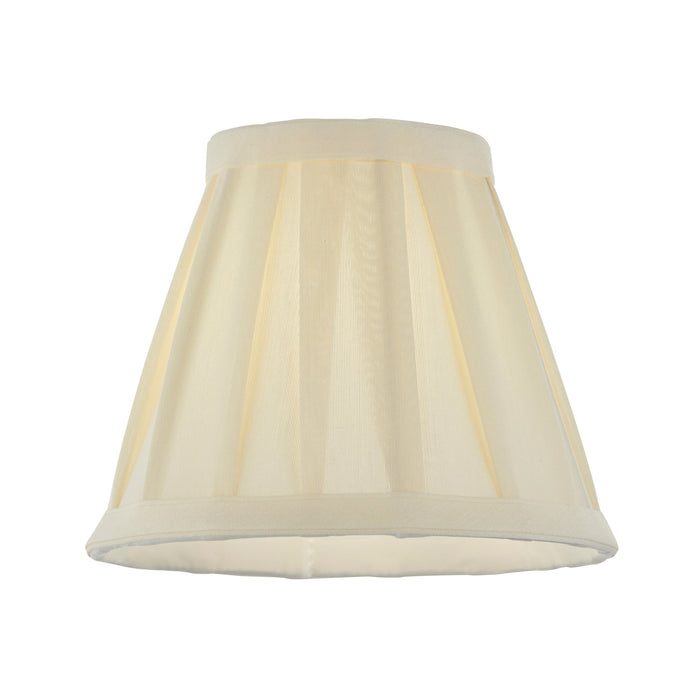 Endon CARLA-6 Carla 1lt Shade Cream fabric 40W E14 or B22 candle (Required) - westbasedirect.com