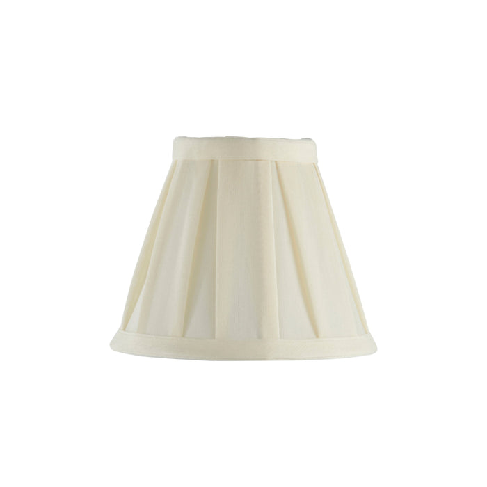 Endon CARLA-6 Carla 1lt Shade Cream fabric 40W E14 or B22 candle (Required) - westbasedirect.com