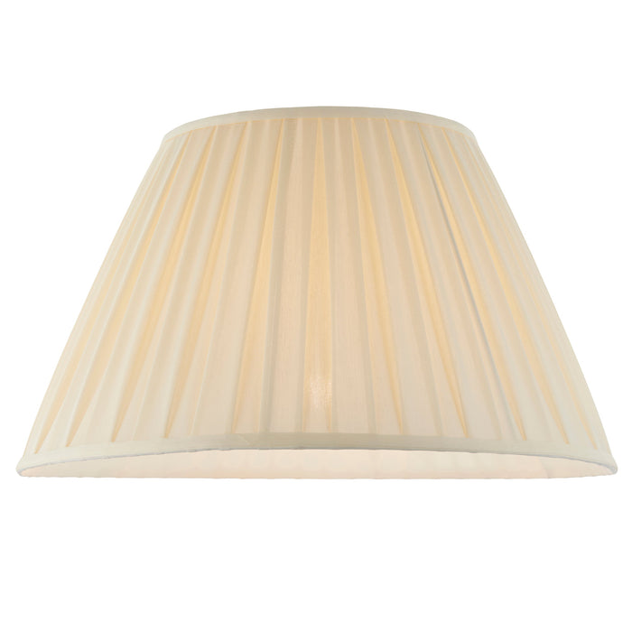 Endon CARLA-22 Carla 1lt Shade Cream fabric 60W E27 or B22 GLS (Required) - westbasedirect.com