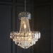 Endon 96826-CH Amadis 6lt Pendant Clear glass & chrome plate 6 x 6W LED E14 (Required) - westbasedirect.com