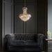 Endon 96826-CH Amadis 6lt Pendant Clear glass & chrome plate 6 x 6W LED E14 (Required) - westbasedirect.com