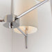 Endon BRIO-3CH Brio 3lt Semi flush Chrome plate & vintage white fabric 3 x 40W E14 golf (Required) - westbasedirect.com