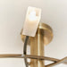 Endon 146-6AB Havana 6lt Semi flush Antique brass plate & frosted glass 6 x 3W LED G9 (Required) - westbasedirect.com