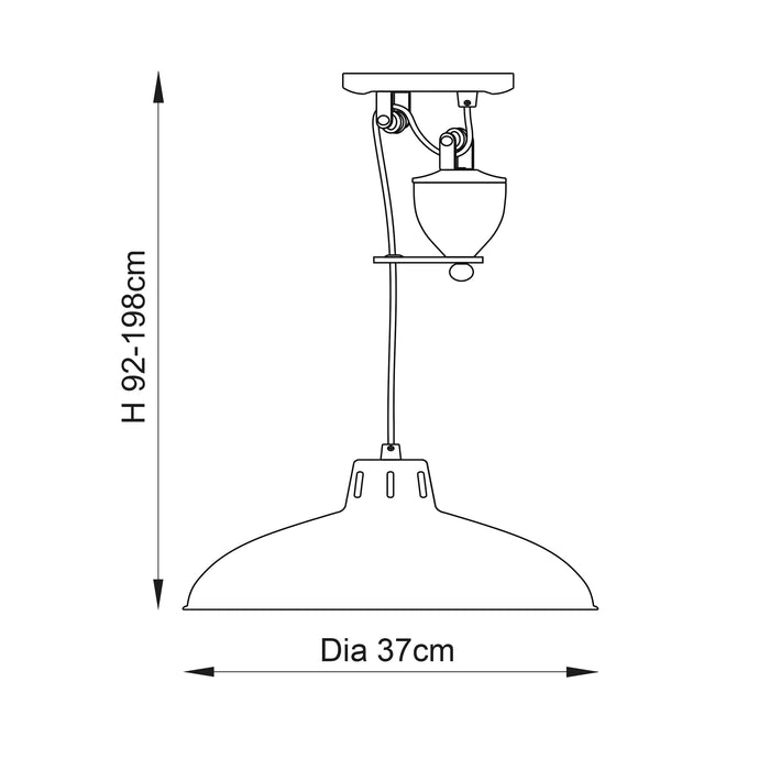 Endon POLKA-SN Polka 1lt Pendant Satin nickel plate 60W E27 GLS (Required) - westbasedirect.com