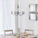 Endon KORA-5CH Kora 5lt Pendant Chrome plate 5 x 40W E14 candle (Required) - westbasedirect.com