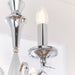 Endon KORA-5CH Kora 5lt Pendant Chrome plate 5 x 40W E14 candle (Required) - westbasedirect.com