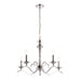 Endon KORA-5CH Kora 5lt Pendant Chrome plate 5 x 40W E14 candle (Required) - westbasedirect.com