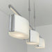 Endon CLEF-BAR-3CH Clef 3lt Semi flush Chrome plate & white glass 3 x 33W G9 clear capsule (Required) - westbasedirect.com