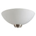 Endon WELLES-1WBSC Welles 1lt Wall Satin chrome plate & white glass 60W E27 GLS (Required) - westbasedirect.com