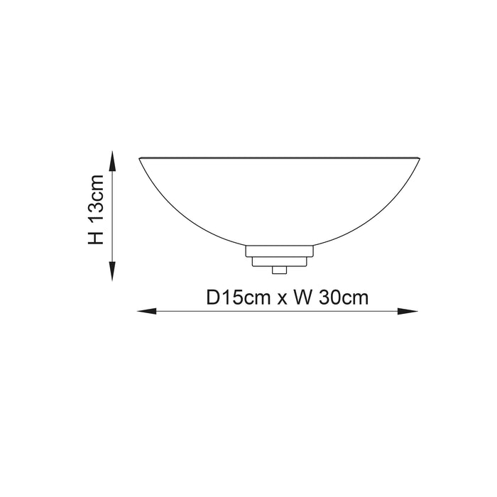 Endon WELLES-1WBSC Welles 1lt Wall Satin chrome plate & white glass 60W E27 GLS (Required) - westbasedirect.com