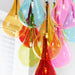 Endon NIRO-10MULTI Niro 10lt Pendant Multi coloured glass & chrome plate 10 x 10W G4 clear capsule (Required) - westbasedirect.com