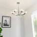 Endon AYRES-6CH Ayres 6lt Semi flush Chrome plate & scavo glass 6 x 33W G9 clear capsule (Required) - westbasedirect.com