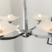 Endon AYRES-4CH Ayres 4lt Semi flush Chrome plate & scavo glass 4 x 33W G9 clear capsule (Required) - westbasedirect.com