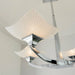 Endon AYRES-4CH Ayres 4lt Semi flush Chrome plate & scavo glass 4 x 33W G9 clear capsule (Required) - westbasedirect.com