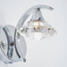 Endon LANGELLA-1WBCH Langella 1lt Wall Chrome plate & clear crystal 3W LED G9 (Required) - westbasedirect.com