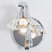 Endon LANGELLA-1WBCH Langella 1lt Wall Chrome plate & clear crystal 3W LED G9 (Required) - westbasedirect.com