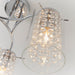 Endon ALDA-3CH Alda 3lt Semi flush Chrome plate & clear glass 3 x 6W LED E14 (Required) - westbasedirect.com