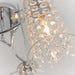 Endon ALDA-3CH Alda 3lt Semi flush Chrome plate & clear glass 3 x 6W LED E14 (Required) - westbasedirect.com