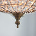 Endon EH-TANARO-AB Tanaro 1lt Pendant Antique brass plate & clear glass 60W E27 GLS (Required) - westbasedirect.com