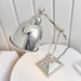 Endon EH-RASKIN-TL Raskin 1lt Table Polished nickel plate 40W E14 candle (Required) - westbasedirect.com