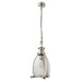 Endon EH-STORNI-S Storni 1lt Pendant Polished nickel plate & clear glass 40W E27 GLS (Required) - westbasedirect.com