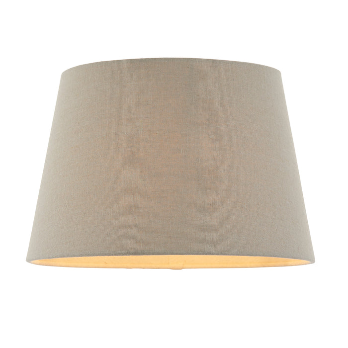 Endon CICI-10GRY Cici 1lt Shade Grey linen mix fabric 60W E27 or B22 GLS (Required) - westbasedirect.com