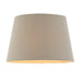 Endon CICI-10GRY Cici 1lt Shade Grey linen mix fabric 60W E27 or B22 GLS (Required) - westbasedirect.com