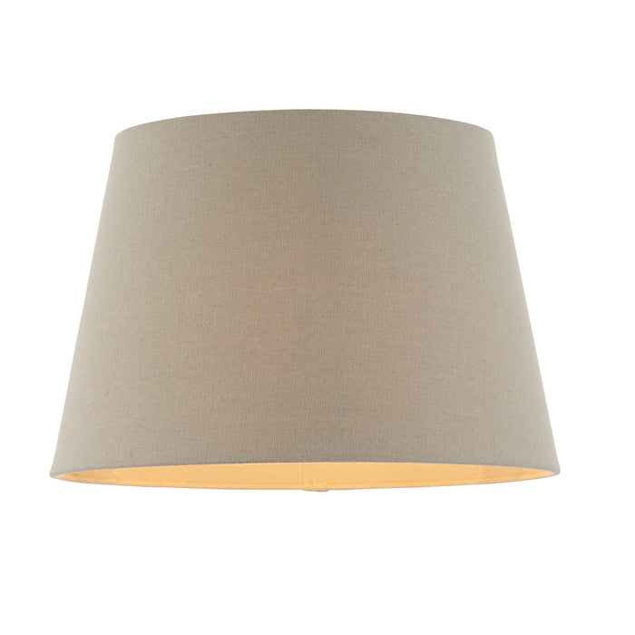 Endon CICI-12GRY Cici 1lt Shade Grey linen mix fabric 60W E27 or B22 GLS (Required) - westbasedirect.com