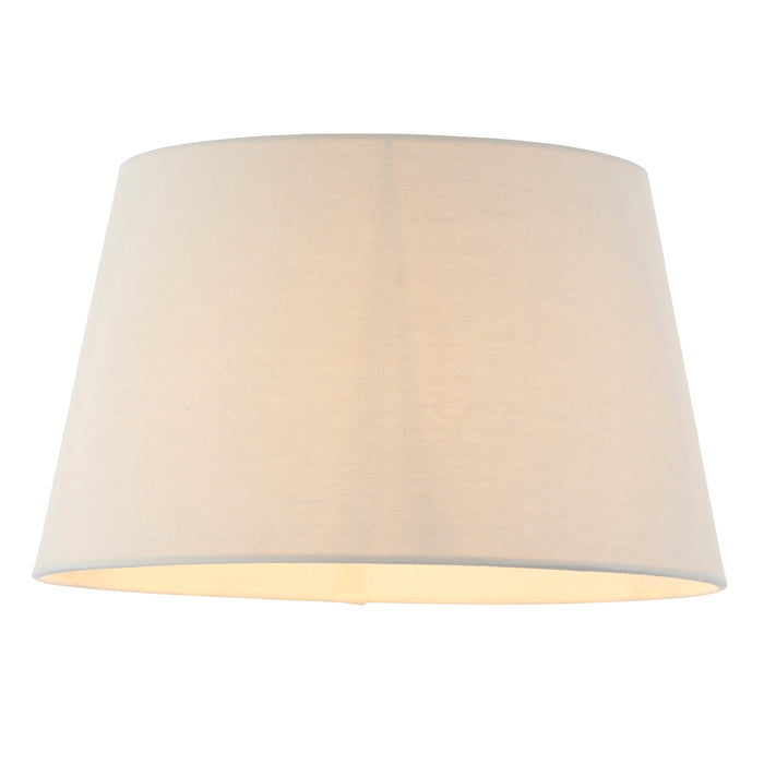 Endon CICI-14IV Cici 1lt Shade Ivory linen mix fabric 60W E27 or B22 GLS (Required) - westbasedirect.com