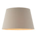 Endon CICI-18GRY Cici 1lt Shade Grey linen mix fabric 60W E27 or B22 GLS (Required) - westbasedirect.com