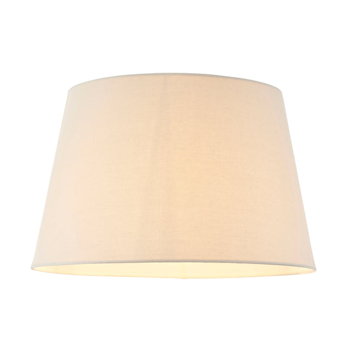 Endon CICI-18IV Cici 1lt Shade Ivory linen mix fabric 60W E27 or B22 GLS (Required) - westbasedirect.com