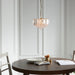 Endon FARGO-12BP Fargo 3lt Pendant Brass plate & clear acrylic 3 x 7W LED E14 (Required) - westbasedirect.com