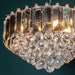 Endon FARGO-12CH Fargo 3lt Pendant Chrome plate & clear acrylic 3 x 7W LED E14 (Required) - westbasedirect.com