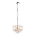 Endon FARGO-12CH Fargo 3lt Pendant Chrome plate & clear acrylic 3 x 7W LED E14 (Required) - westbasedirect.com